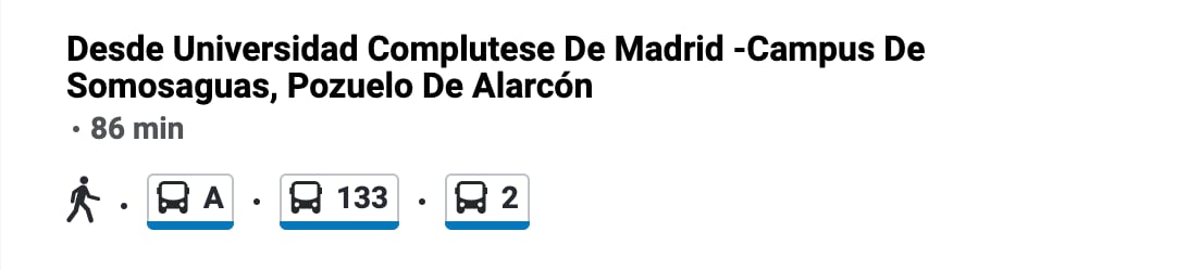 Cómo llegar en autobus desde Ciudad Universitaria