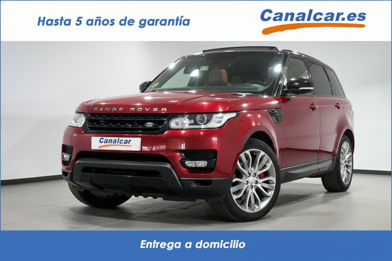 Land Rover Range Rover Sport Rojo de Segunda Mano en Madrid | Canalcar