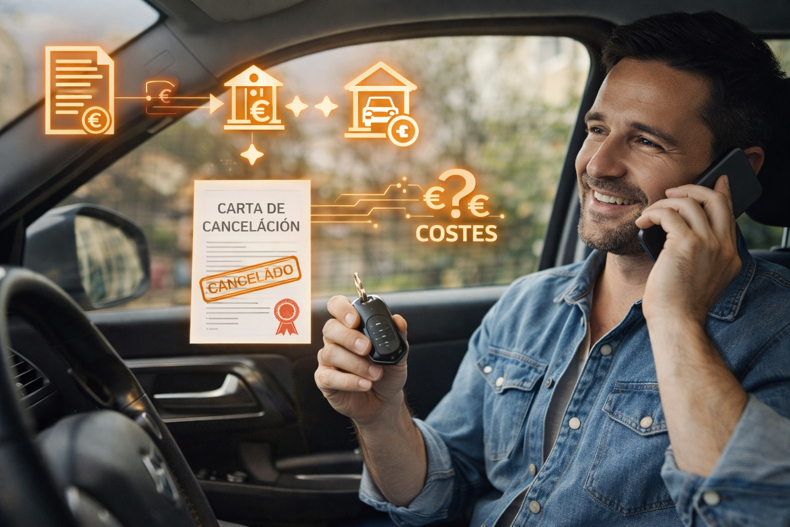 Pasos para cancelar un préstamo de automóvil: trámites y costes en España